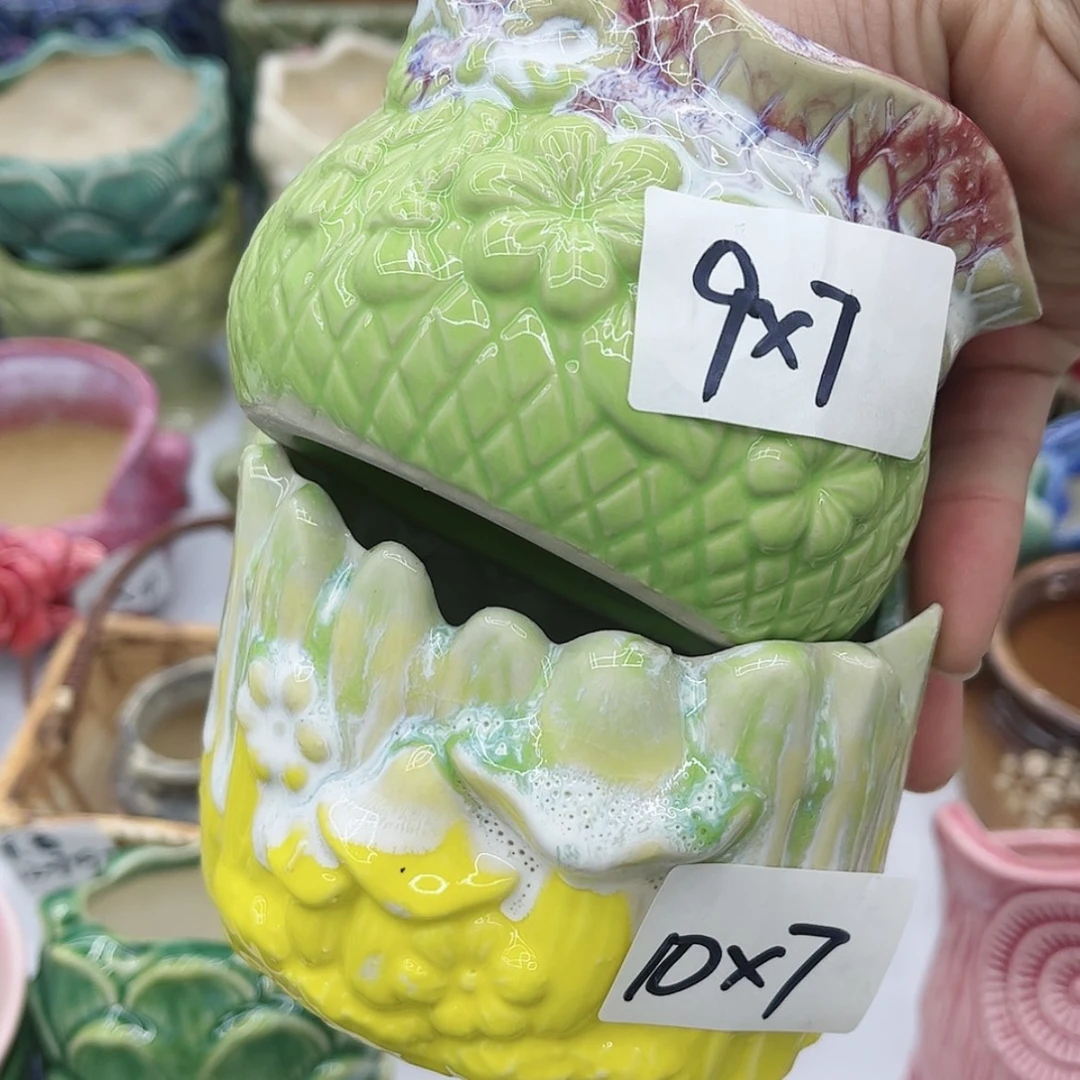 【闪购商品】陶瓷多肉绿植陶瓷花盆