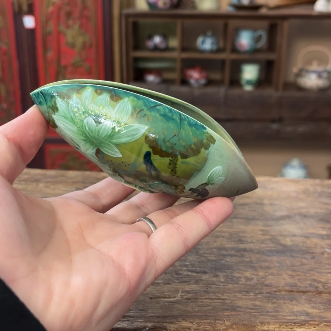 柴烧手工手绘陶瓷