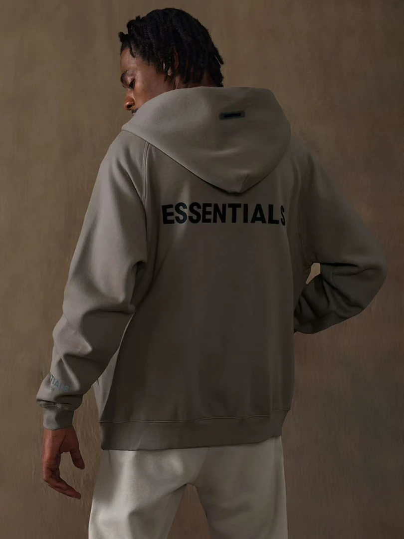 SS20 ESSENTIALS 美式连帽开衫加绒拉链帽衫卫衣保暖宽松