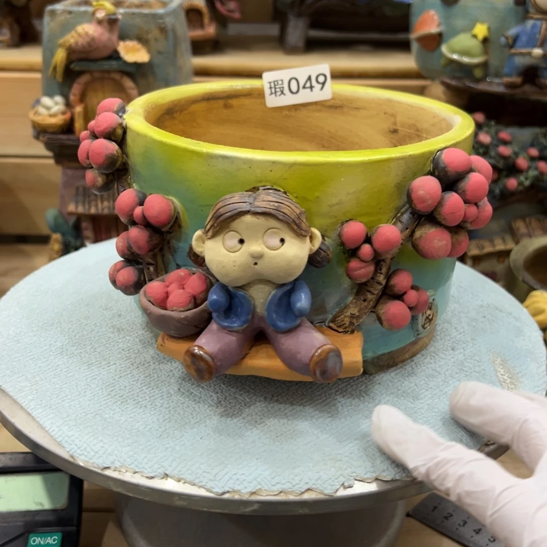 红陶神*陶然微瑕多肉花盆