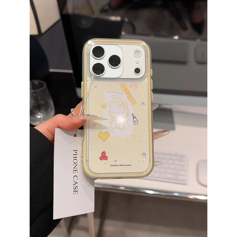 便签KT适用苹果17pro手机壳16pm三合一炫彩防摔华为p80荣耀女小米