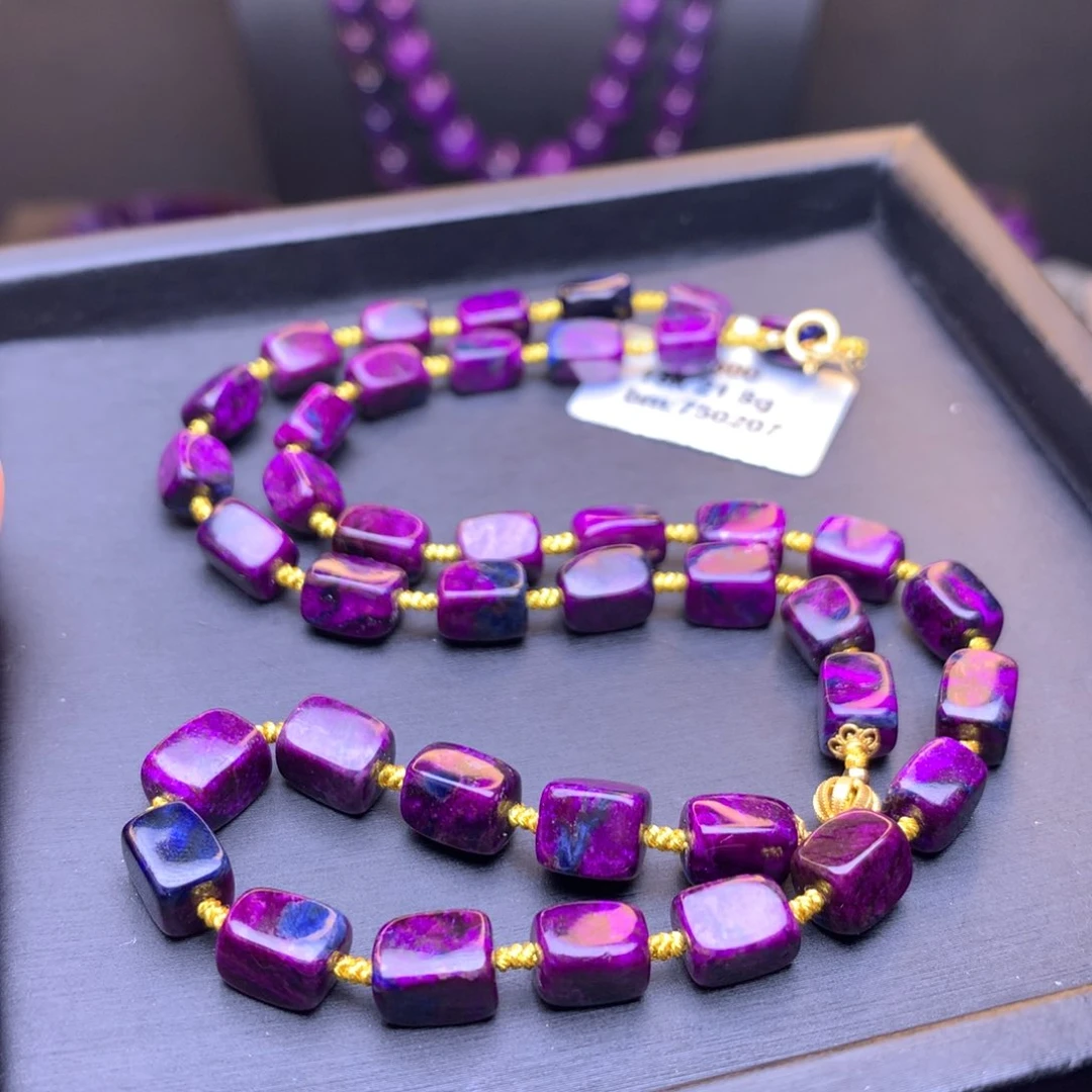 苏纪石（舒俱来）项链18K金镶嵌