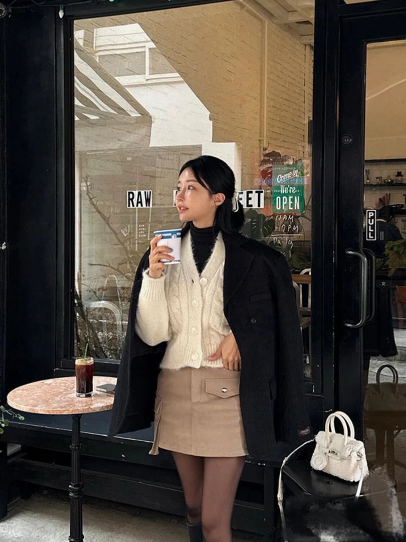 网红黑色简约时尚设计师休闲百搭气质韩版小西装G312134