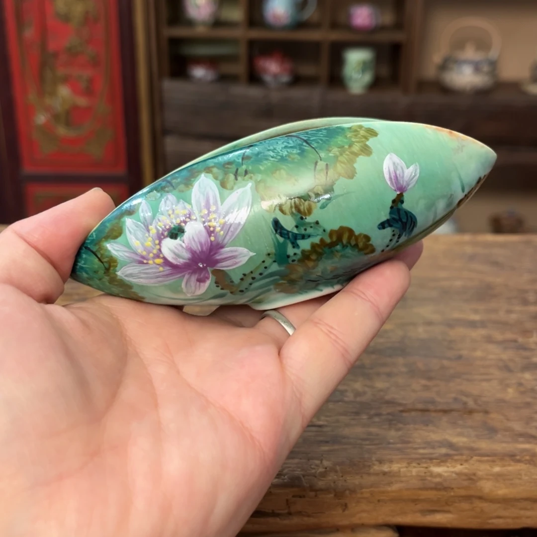 柴烧手工手绘陶瓷