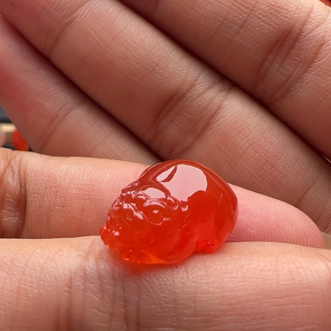 南红玛瑙貔貅未镶嵌