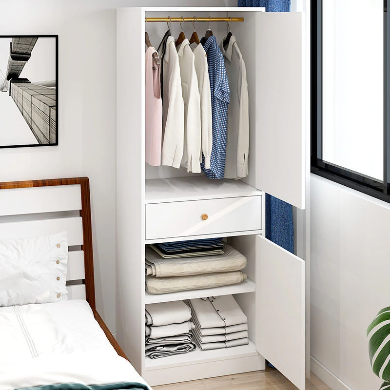 小型衣柜简约小衣柜衣橱窄家用简易组装小户型卧室出租房用省空间