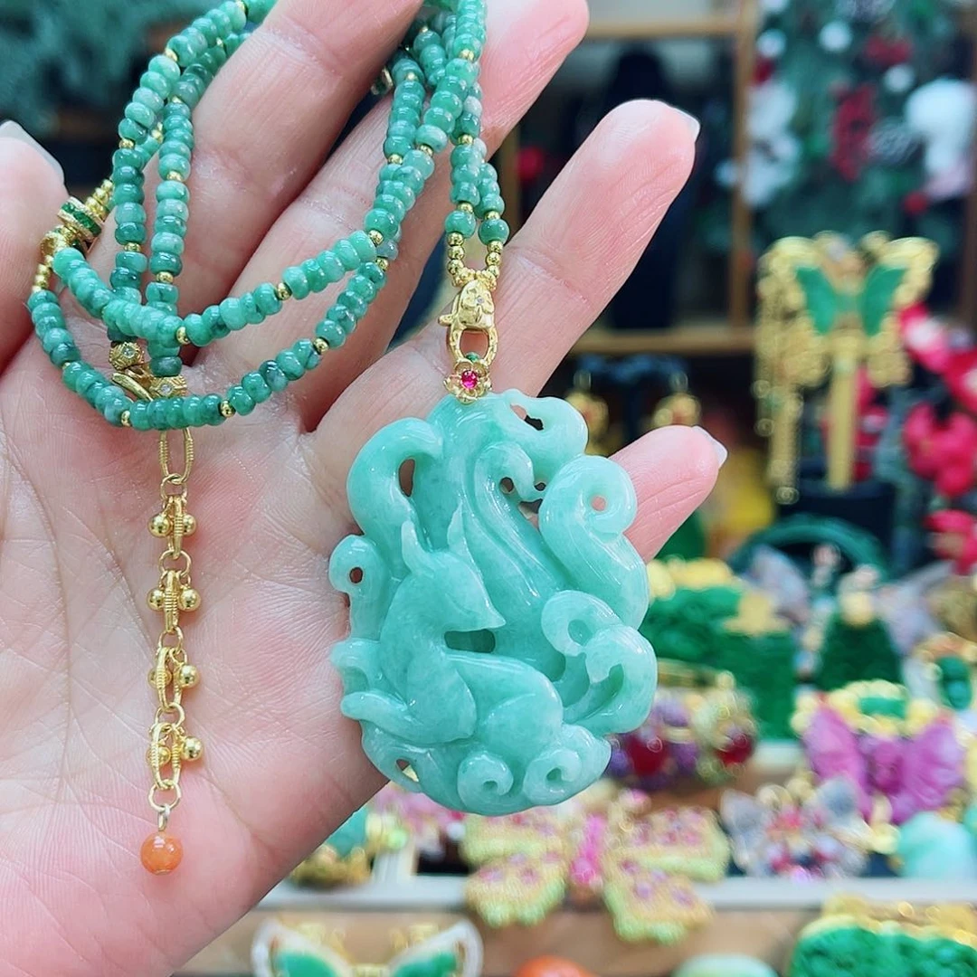 颈饰合金翡翠48小时鉴赏期