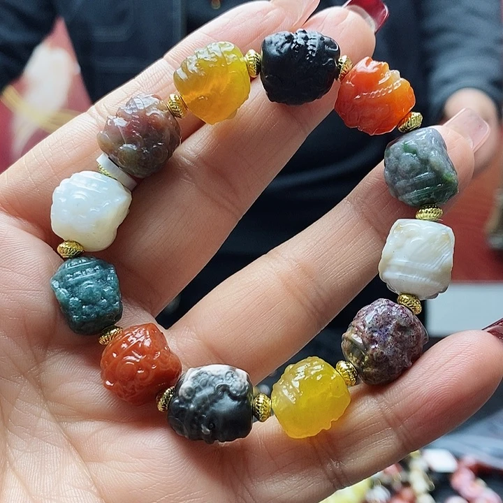 玛瑙/玉髓手链合金