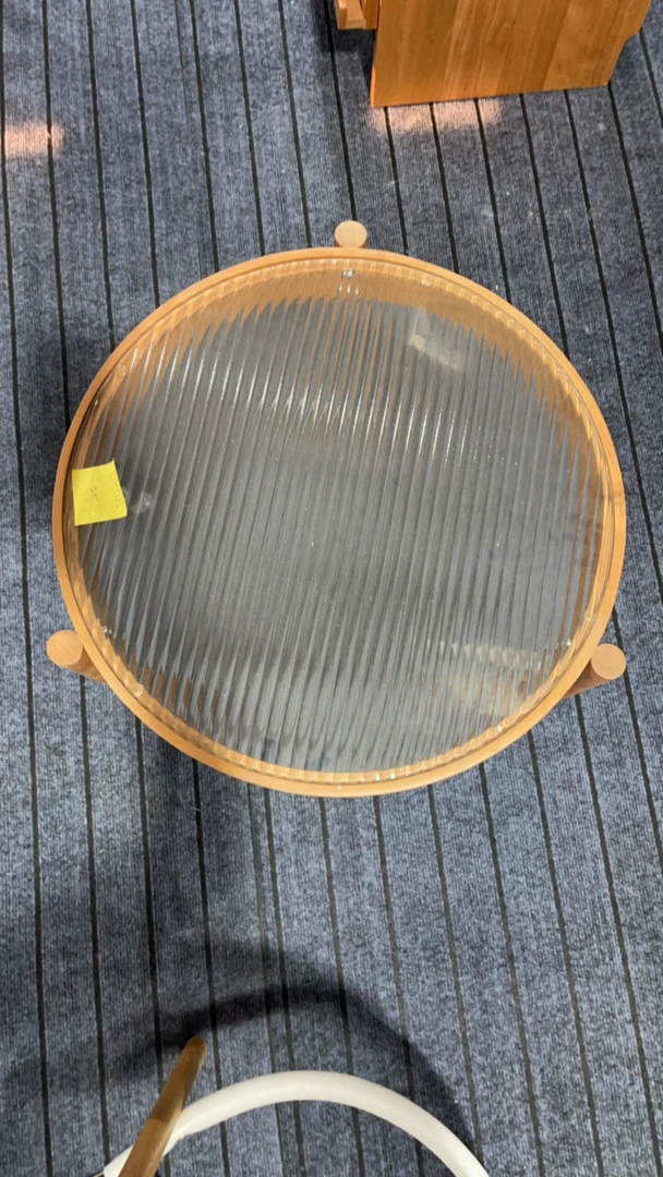 波漾茶几 樱桃木 53*53*55 包送不包装