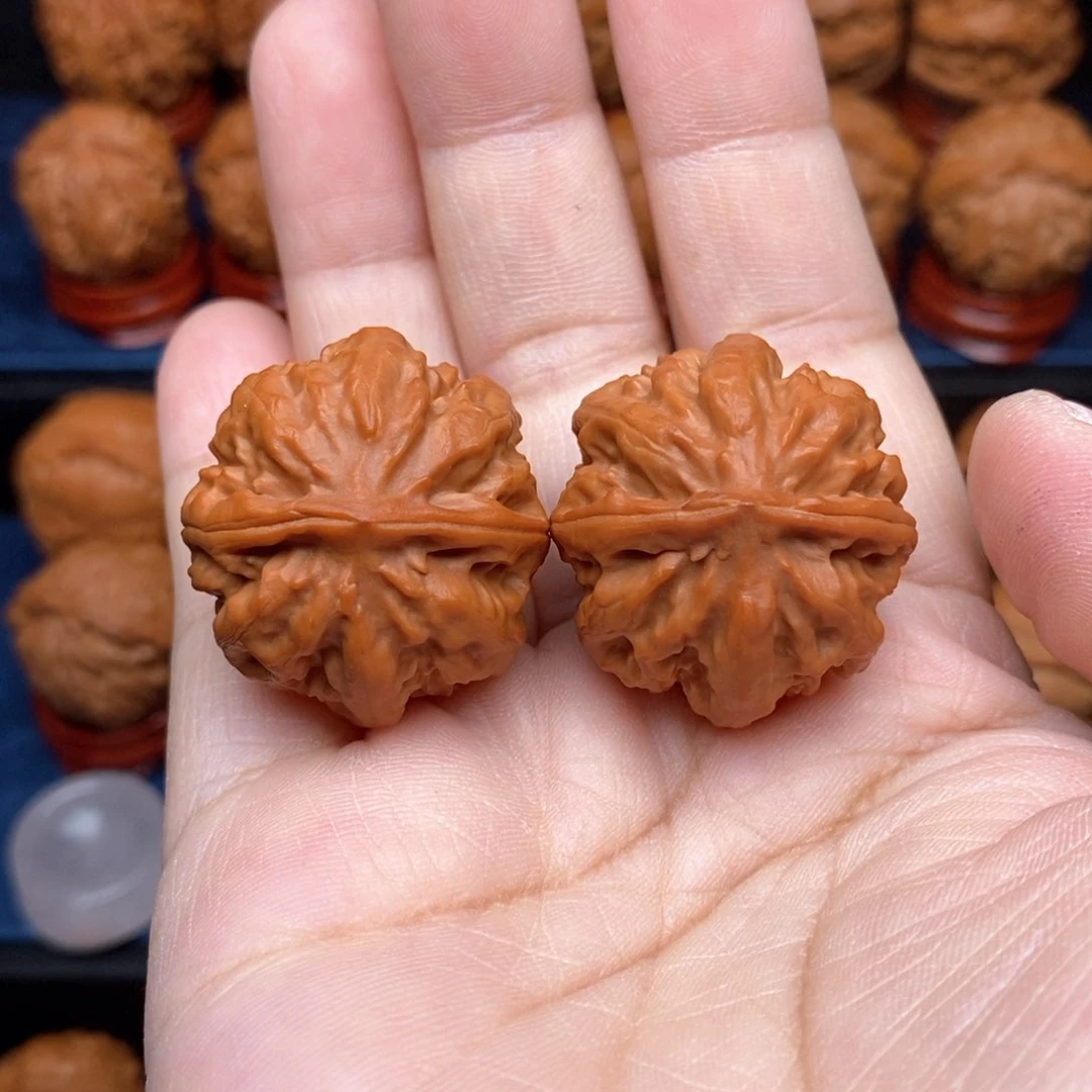 把件文玩核桃橙*手捻粗筋肉龙
