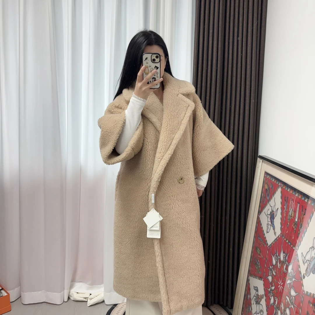 95新 MaxMara 羊毛泰迪熊大衣/251225LXX5J01