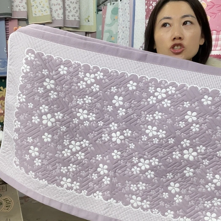 棉特价紫色小雪花