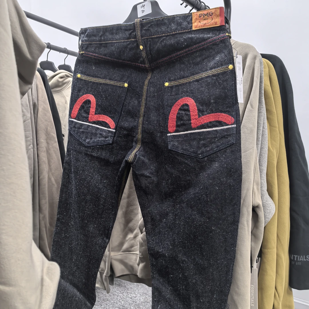 EVISU牛仔裤经典海鸥标正品潮流撤柜默认微瑕介意勿拍