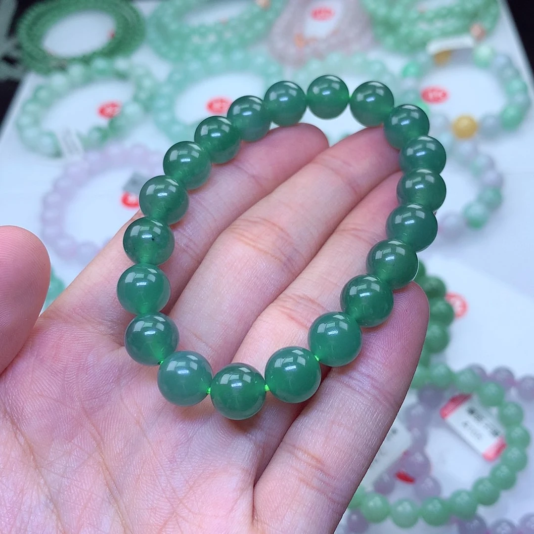 翡翠未镶嵌毛衣链