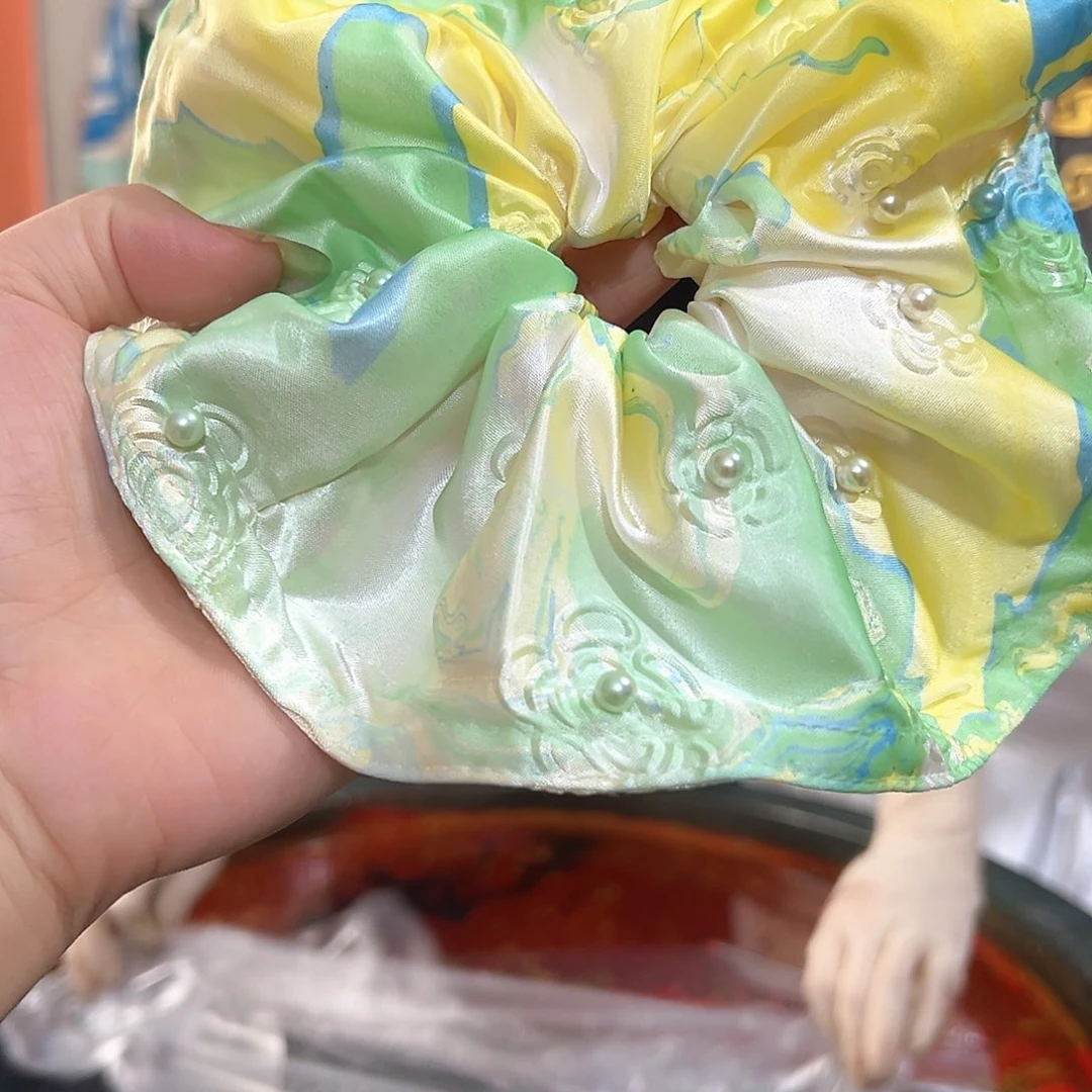 397精品圆饼发圈手作