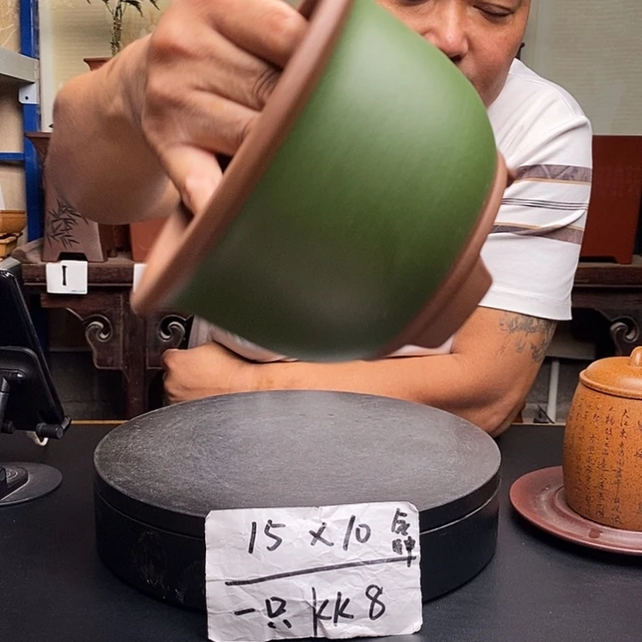 紫砂花盆货号一只K8