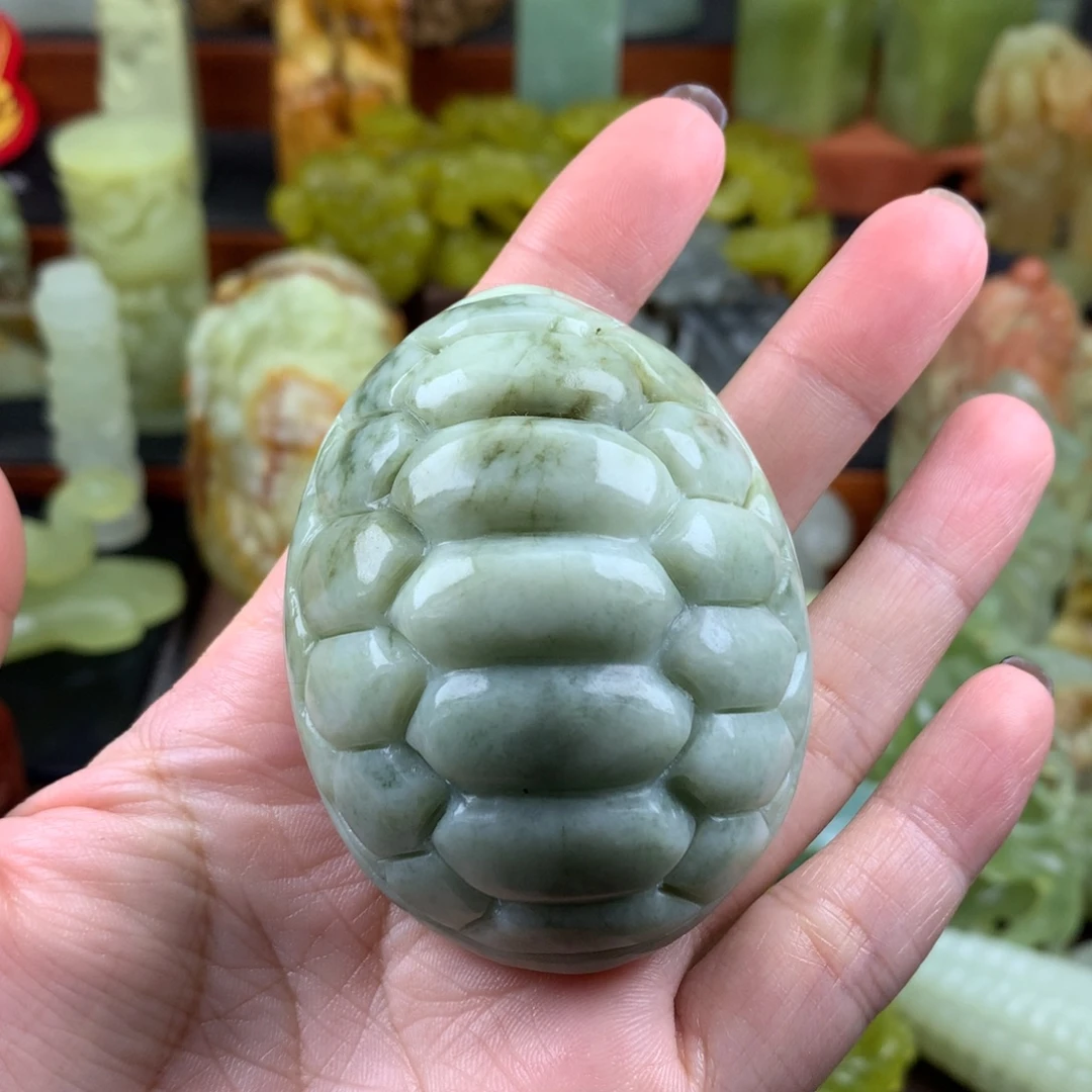 岫玉未镶嵌手把件