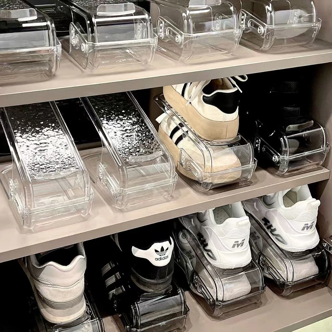 (2套装)亚克力透明鞋架