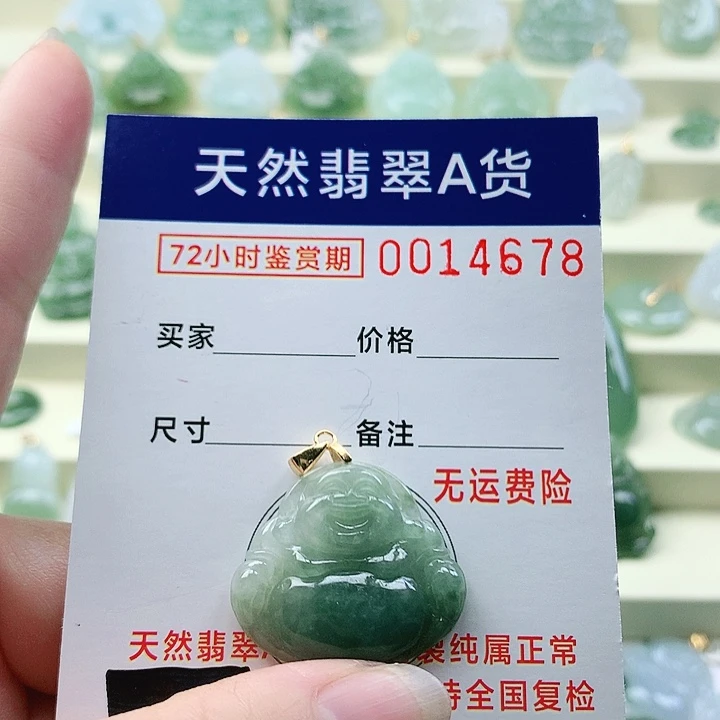 颈饰未镶嵌翡翠吊