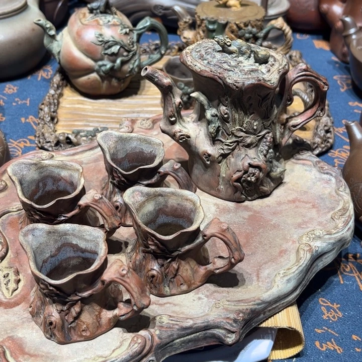 琉***児茶壶紫砂紫砂。