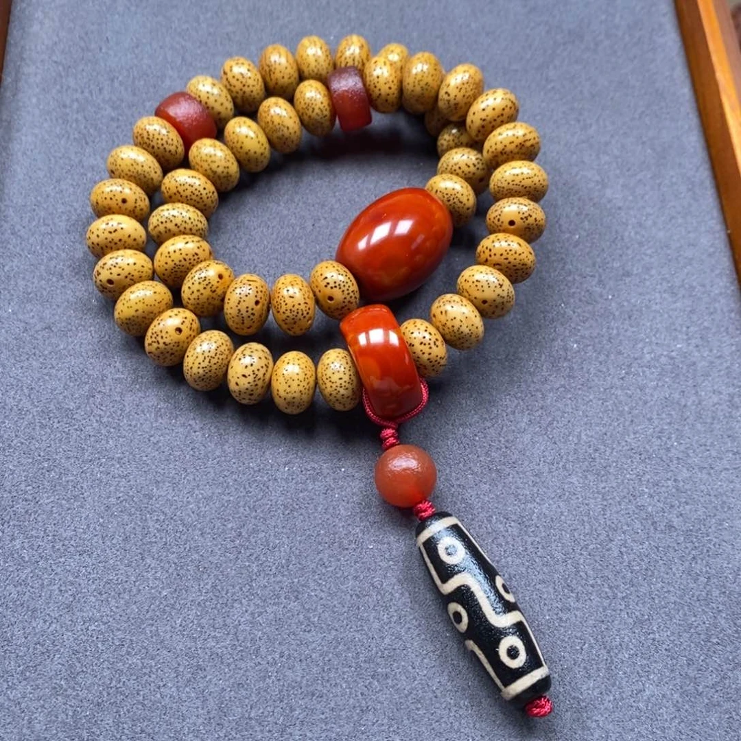 菩提把件未镶嵌星月