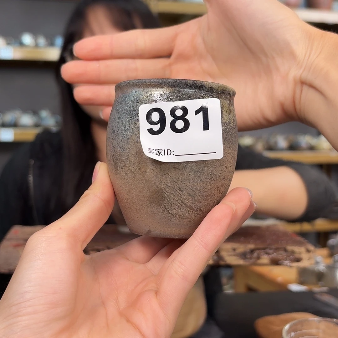 Ż***ǵ坭兴陶柴烧全手工原矿泥料杯170cc