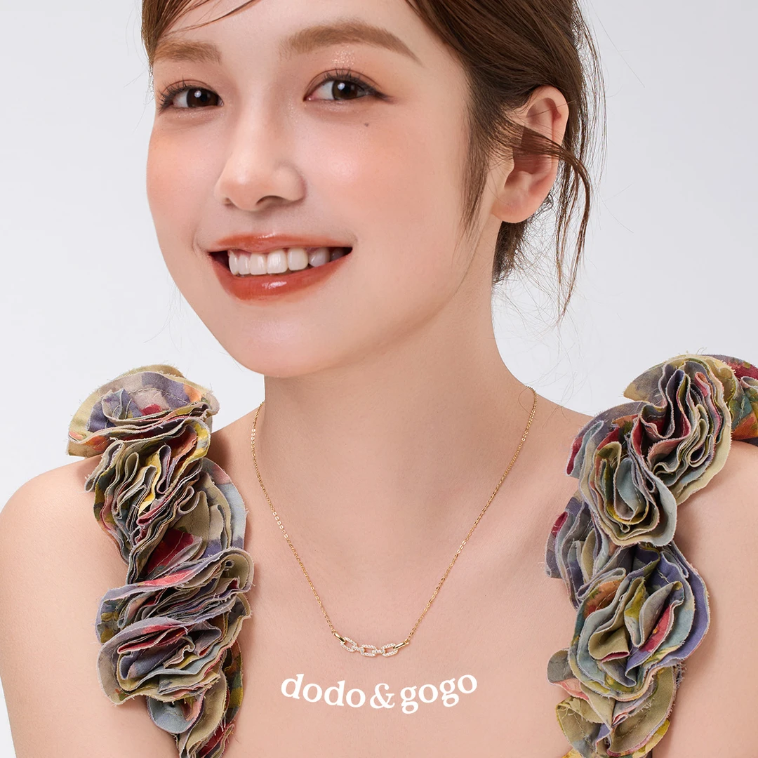 DODOGOGO 合金项链 时尚百搭简约精致高级感几何链条项链