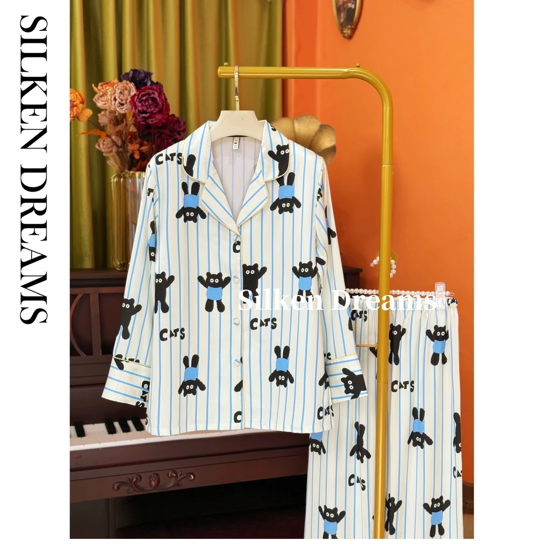 【米兰假日｜海盐芝士】春秋时尚潮流可外穿薄款睡衣家居服套装