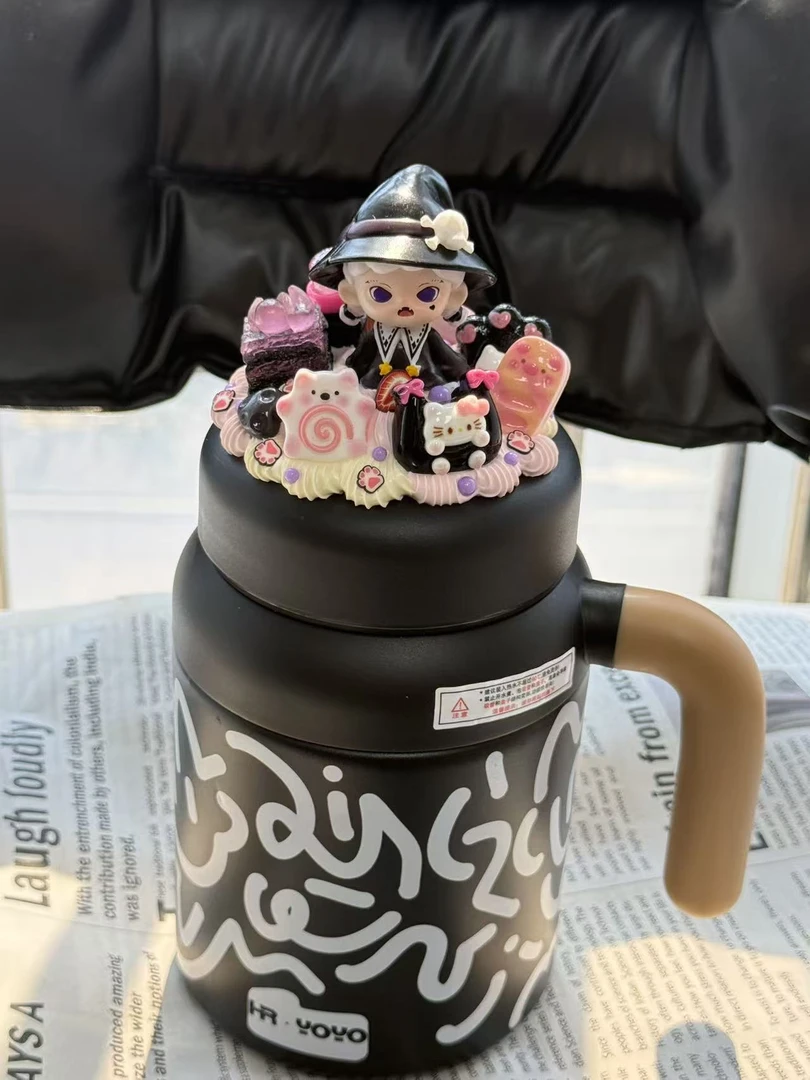 【保温杯】手工DIY潮玩奶油胶不锈钢保温杯