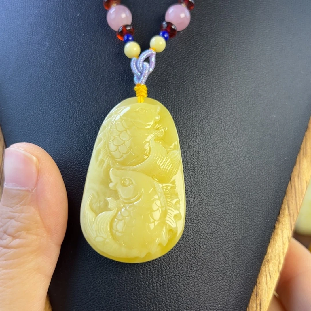 蜜蜡吊坠(赠链)未镶嵌
