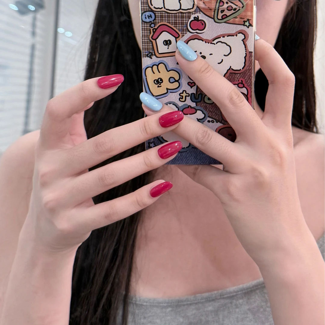 【纯色单色合集】 纯欲裸色简约夏日气质纯手工穿戴甲温柔