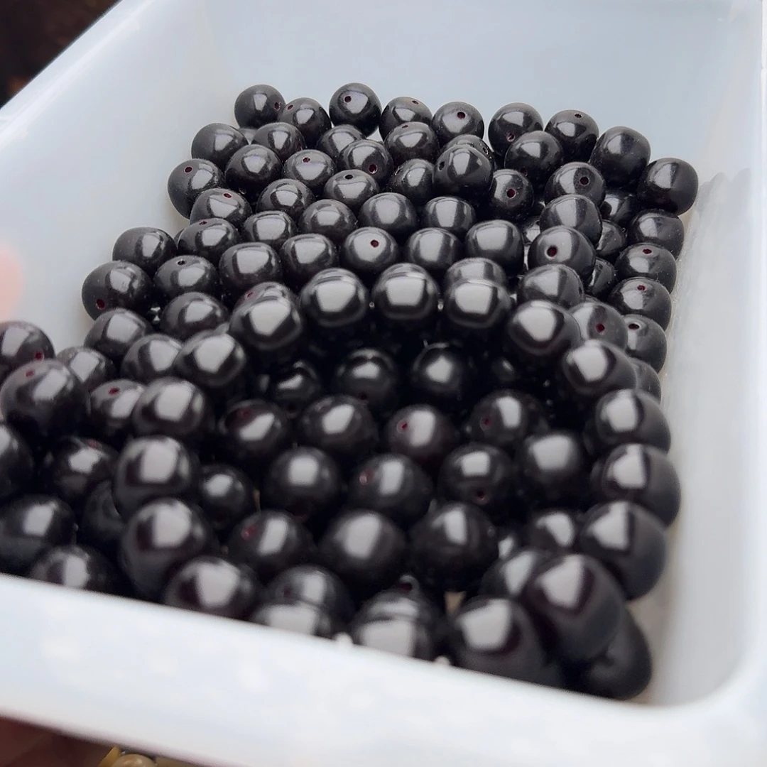 菩提根/象牙果吊坠50颗黑红13桶