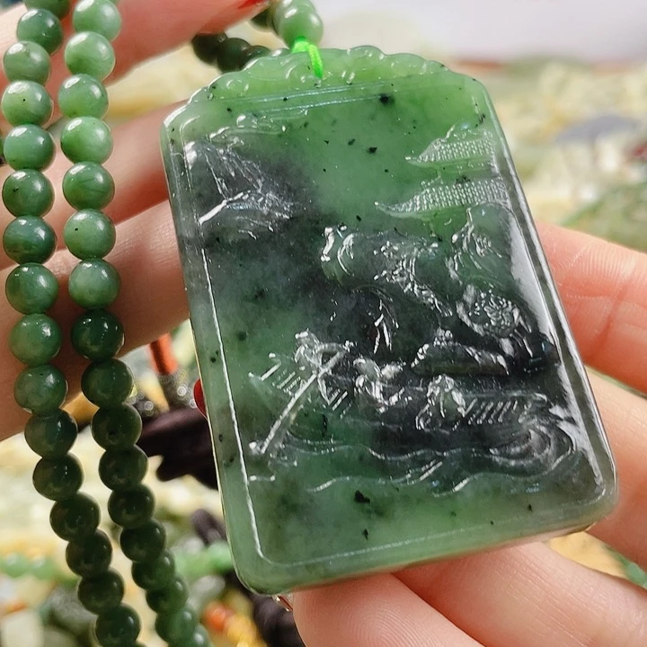 未镶嵌和田玉挂件