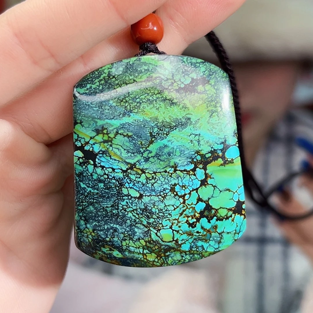 灰***灰绿松石未镶嵌珠宝奇石