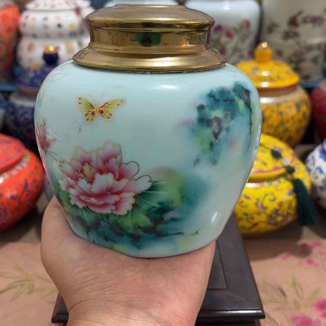 高端茶叶罐陶瓷家用