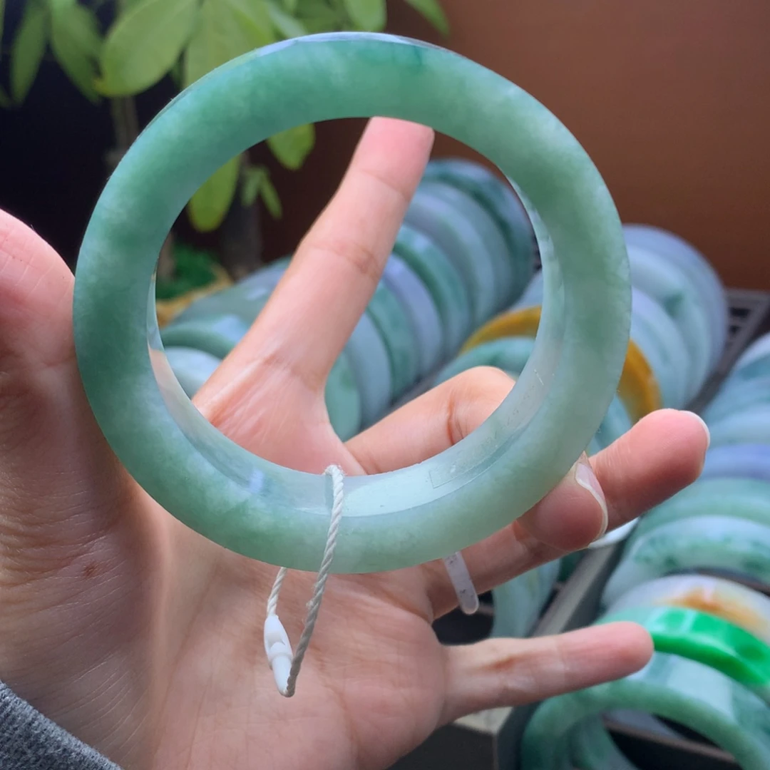 未镶嵌定制手镯定制翡翠定制55-57