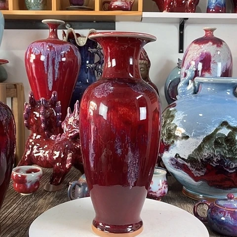 瓷片福**连神垕镇钧瓷艺术