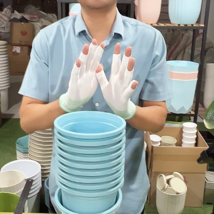 特价圆形控根口15高15蓝色无托10只