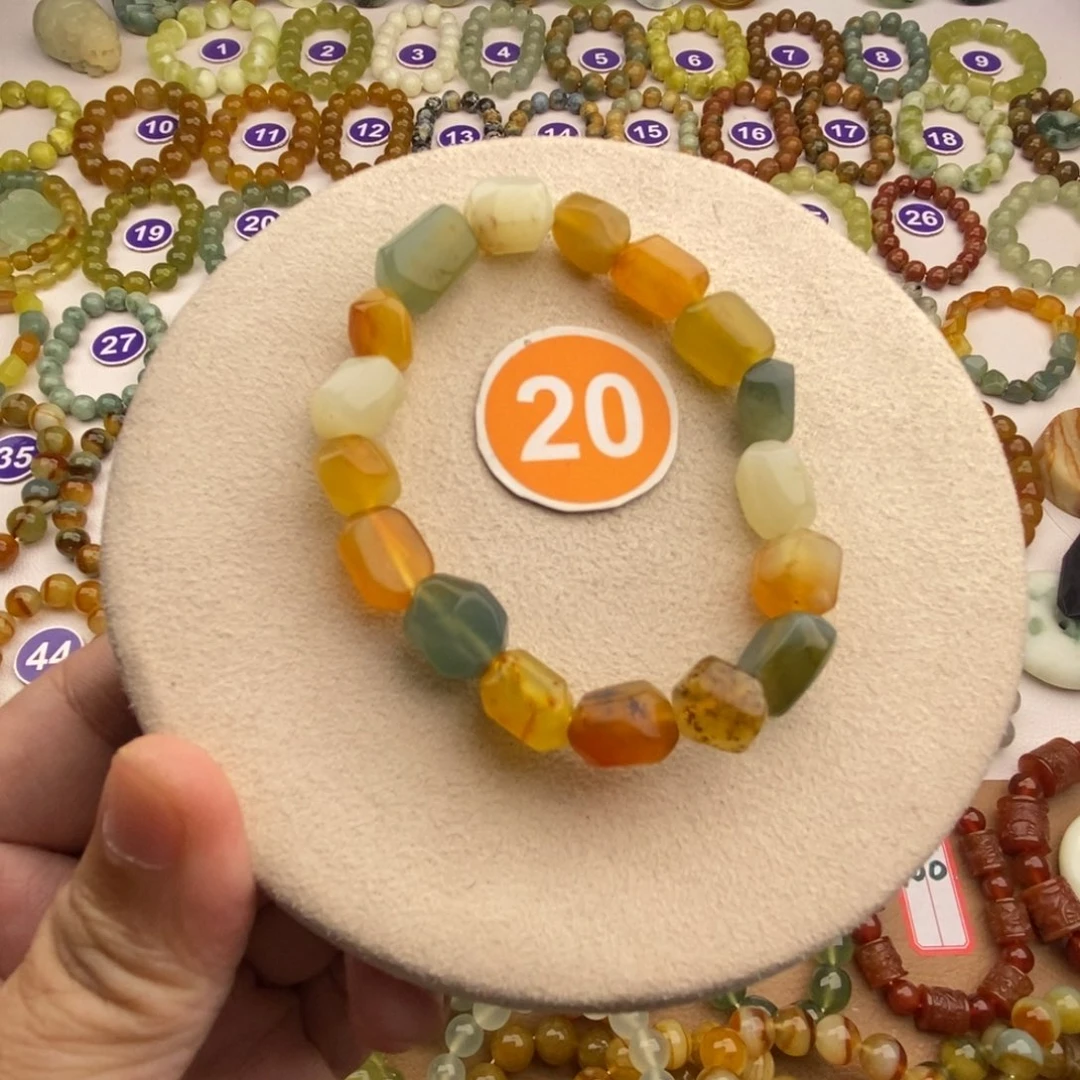 蛇纹石玉未镶嵌手串