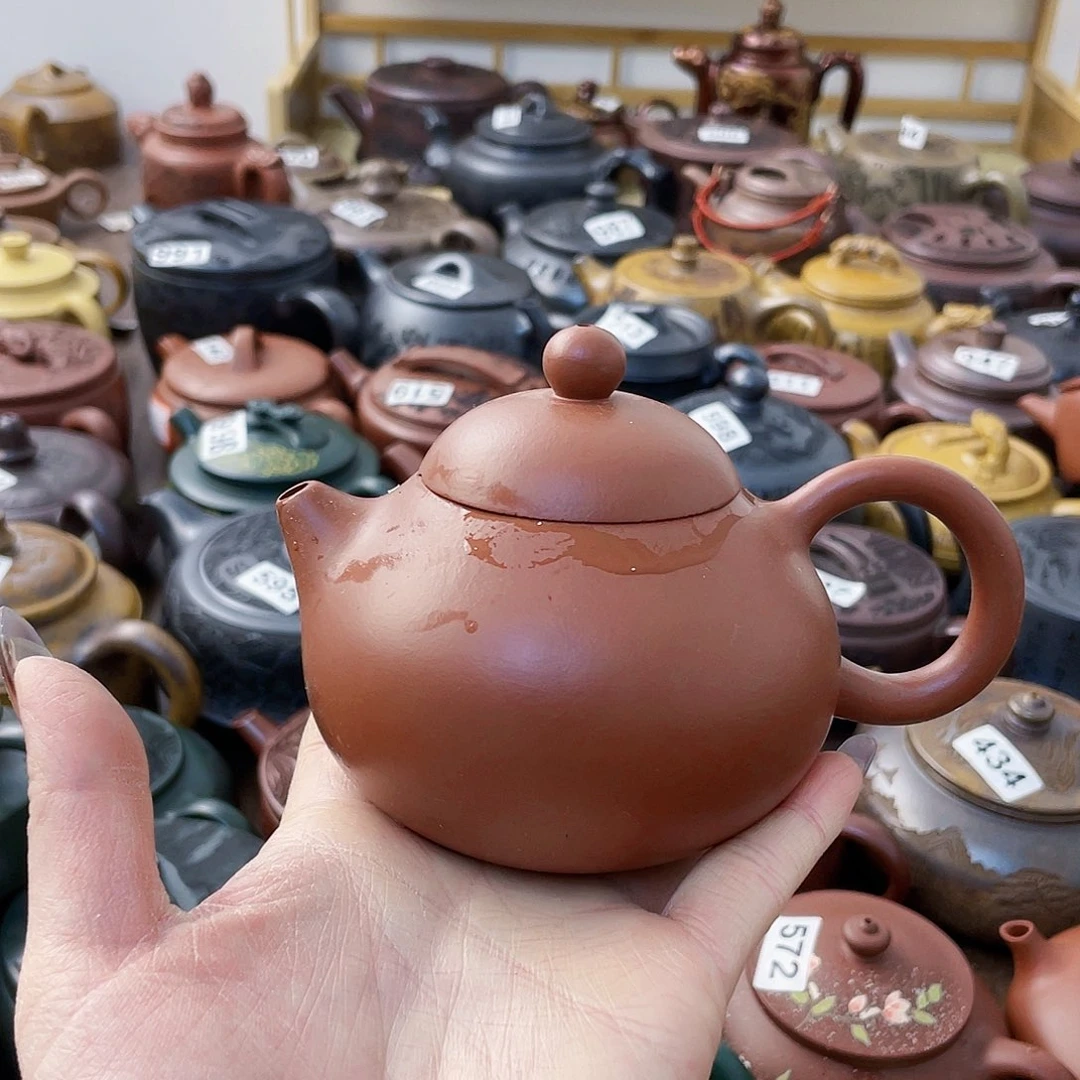 茶壶紫砂紫砂微瑕，磕