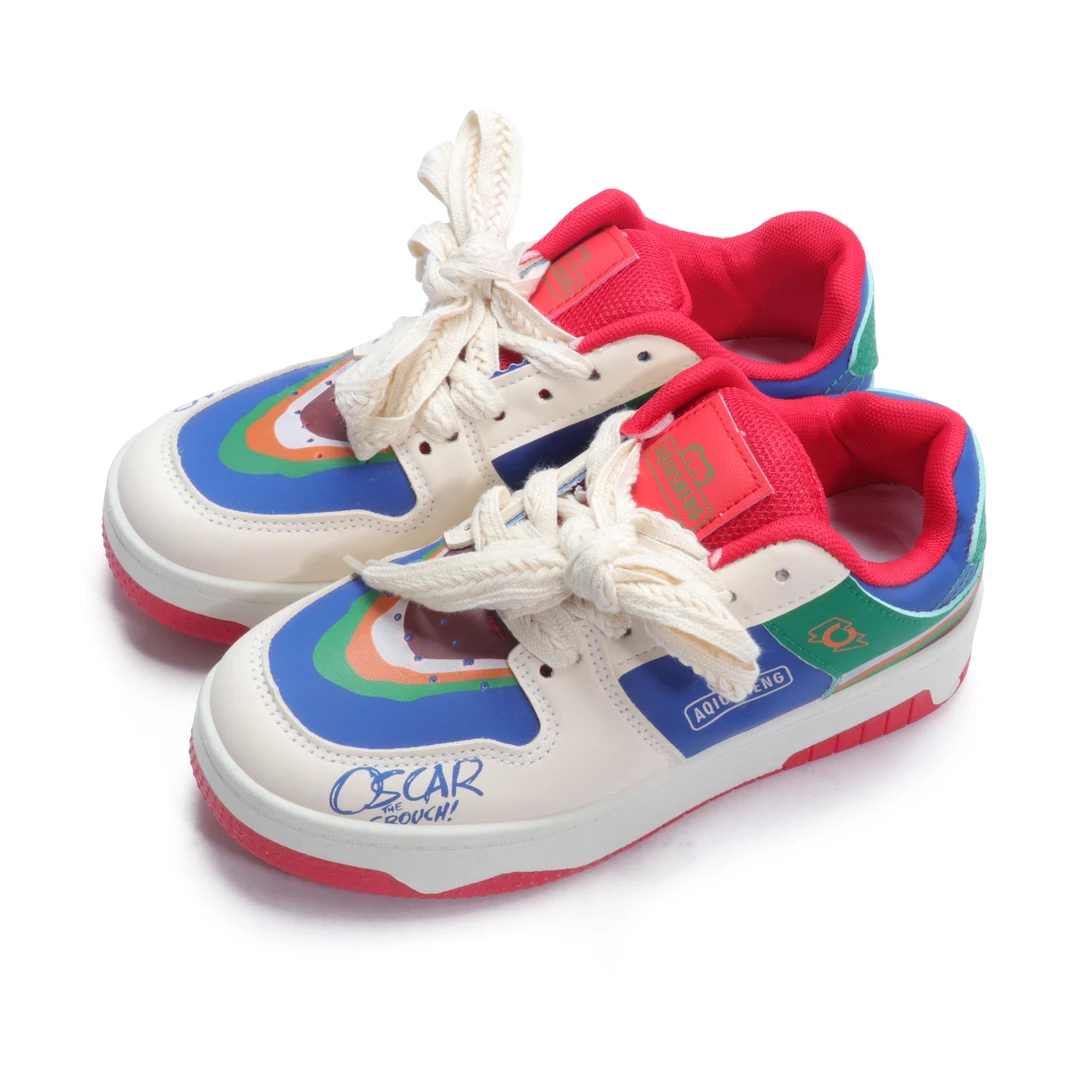 【洛洛补贴】新款时尚透气女运动鞋厚底增高休闲女鞋LL093（37码）