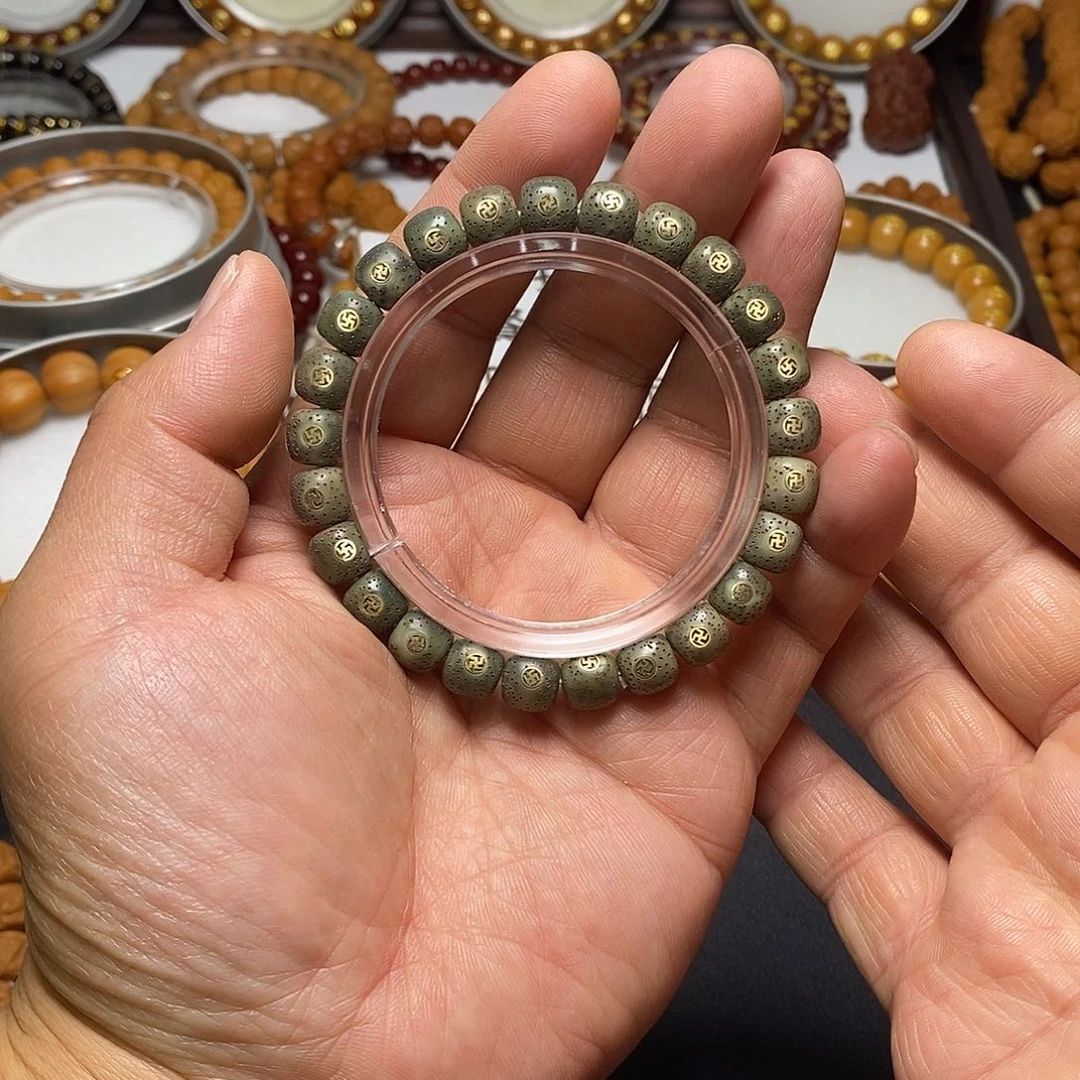 猴头核桃手串满标万字星月10号