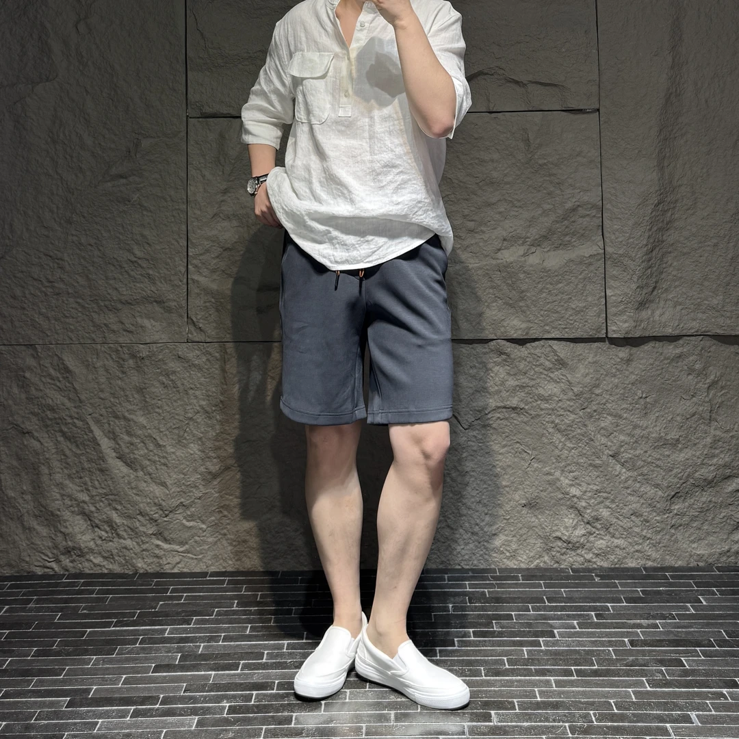 【神仙裤】系列同款莫代尔亲肤透气空气层夏季男士短裤52223