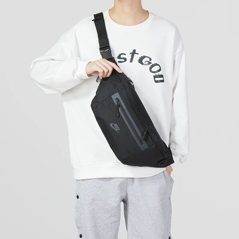 NIKE耐克正品斜挎包腰包新款简约户外运动包休闲日常单肩包腰包