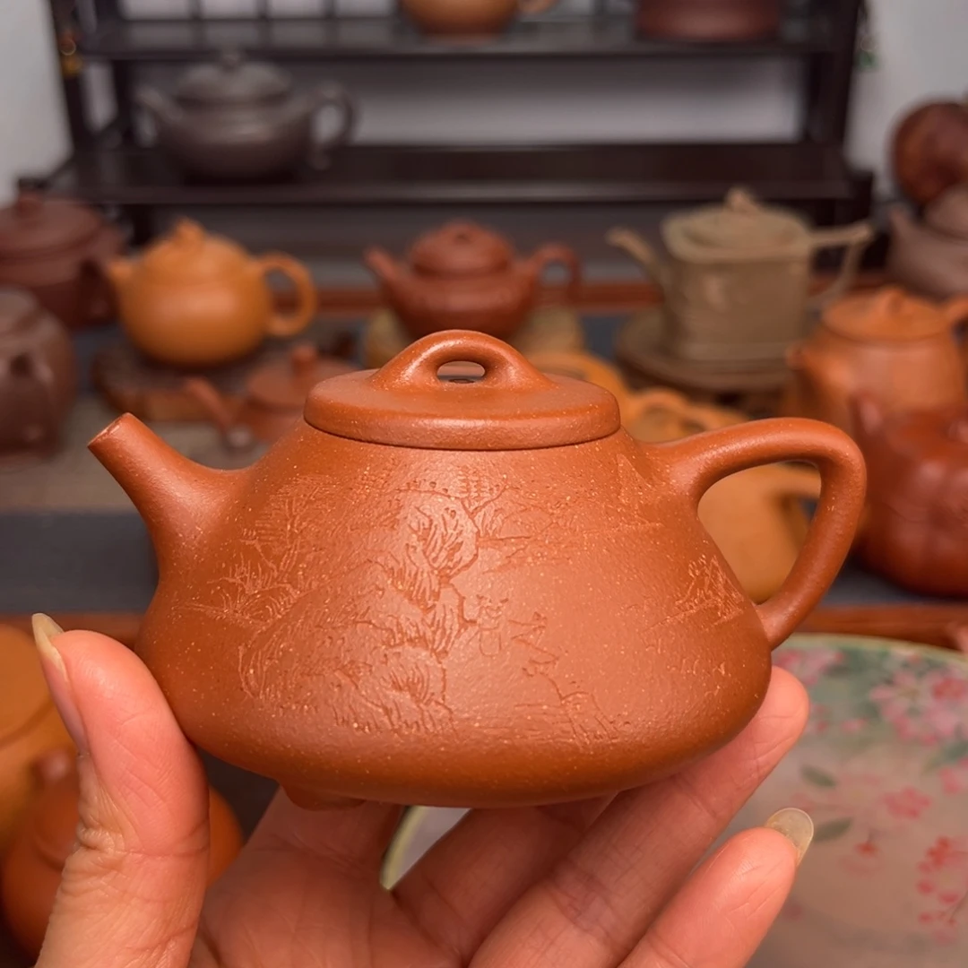 紫砂茶壶C***境手工制作