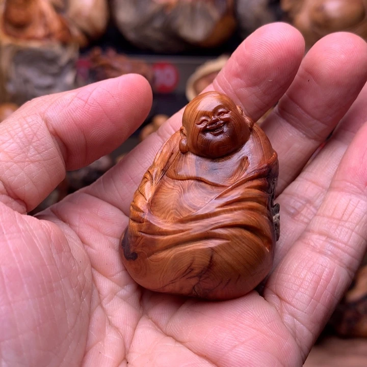 柏木（崖柏）崖柏陈化料手把件