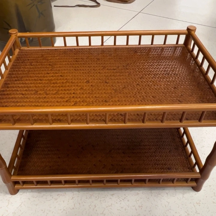 竹编置物架茶器茶器