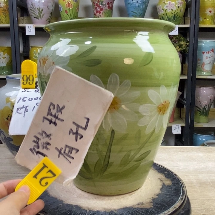景德镇高温陶瓷花盆