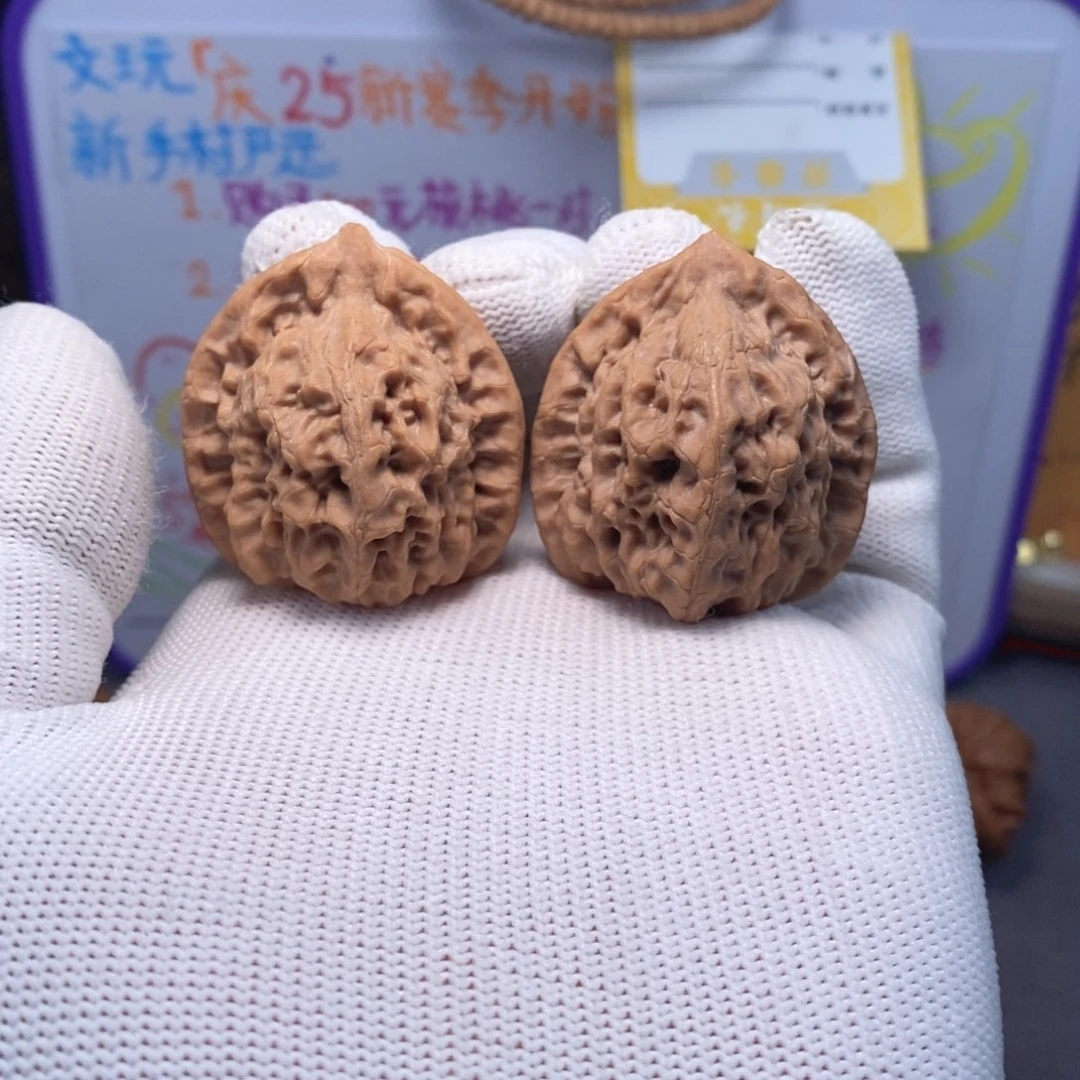 把件文玩核桃全品无修36尺头水儿挂月峰佛肚