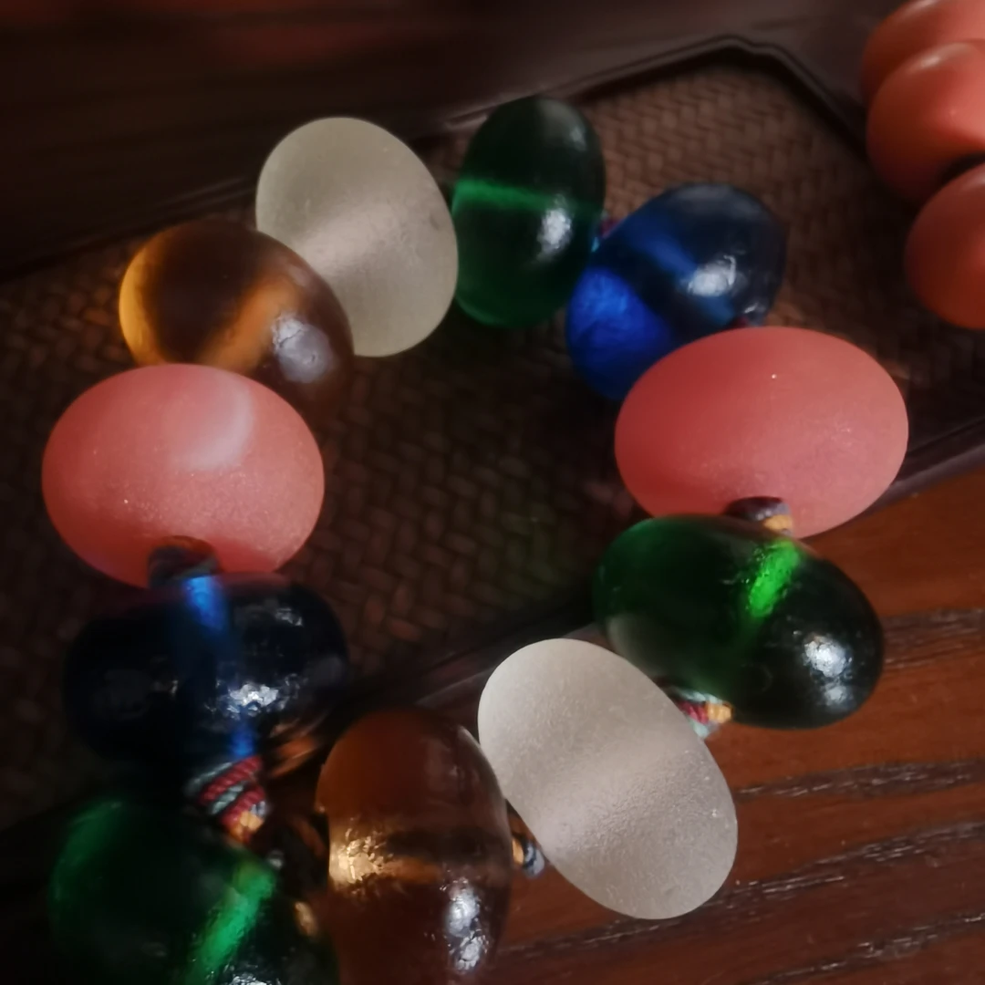 琉璃琉璃手链 1223复古拒马河琉璃手持